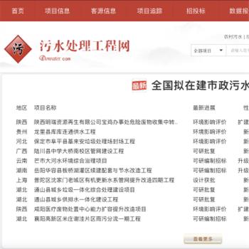 中国污水处理工程网